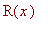 R(x)